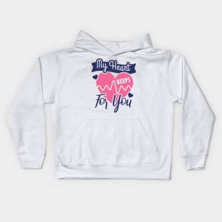 Nurse Valentine Kids Hoodie